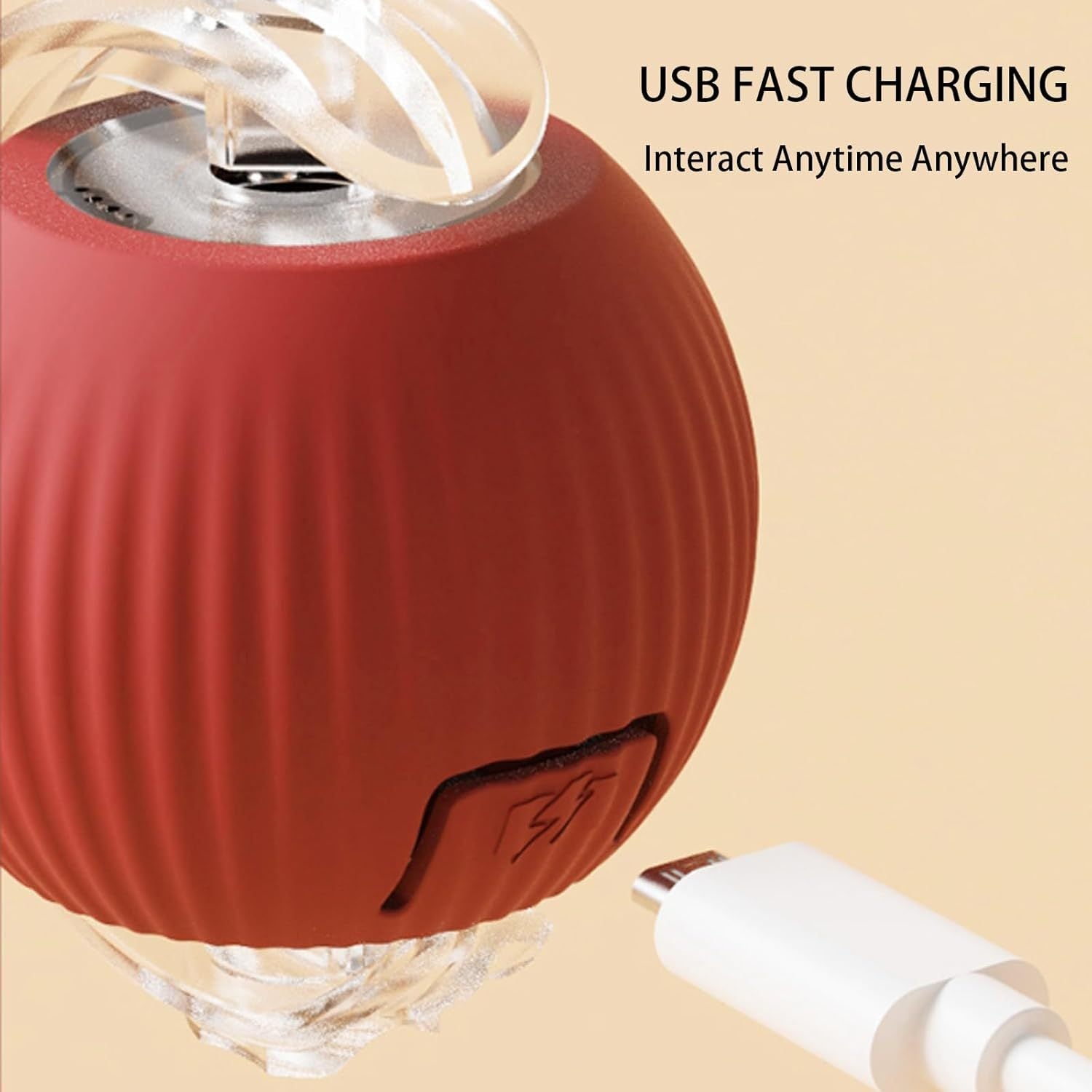 Interactive Cat Ball Toy 360  Smart Automatic Rolling Pet Ball