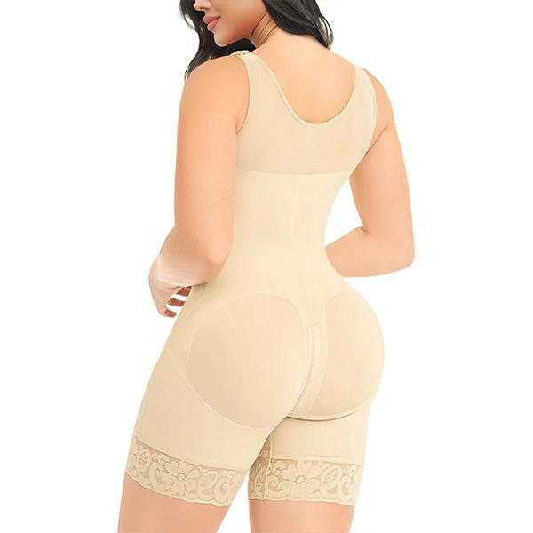 Colombian Fajas Shapewear for Women – Full Body Tummy Control Shaper with Butt Lifter and Zipper Crotch