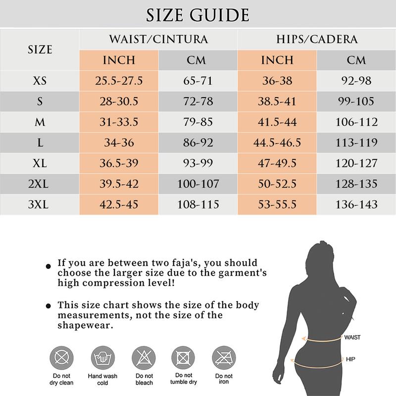 Colombian Fajas Shapewear for Women – Full Body Tummy Control Shaper with Butt Lifter and Zipper Crotch
