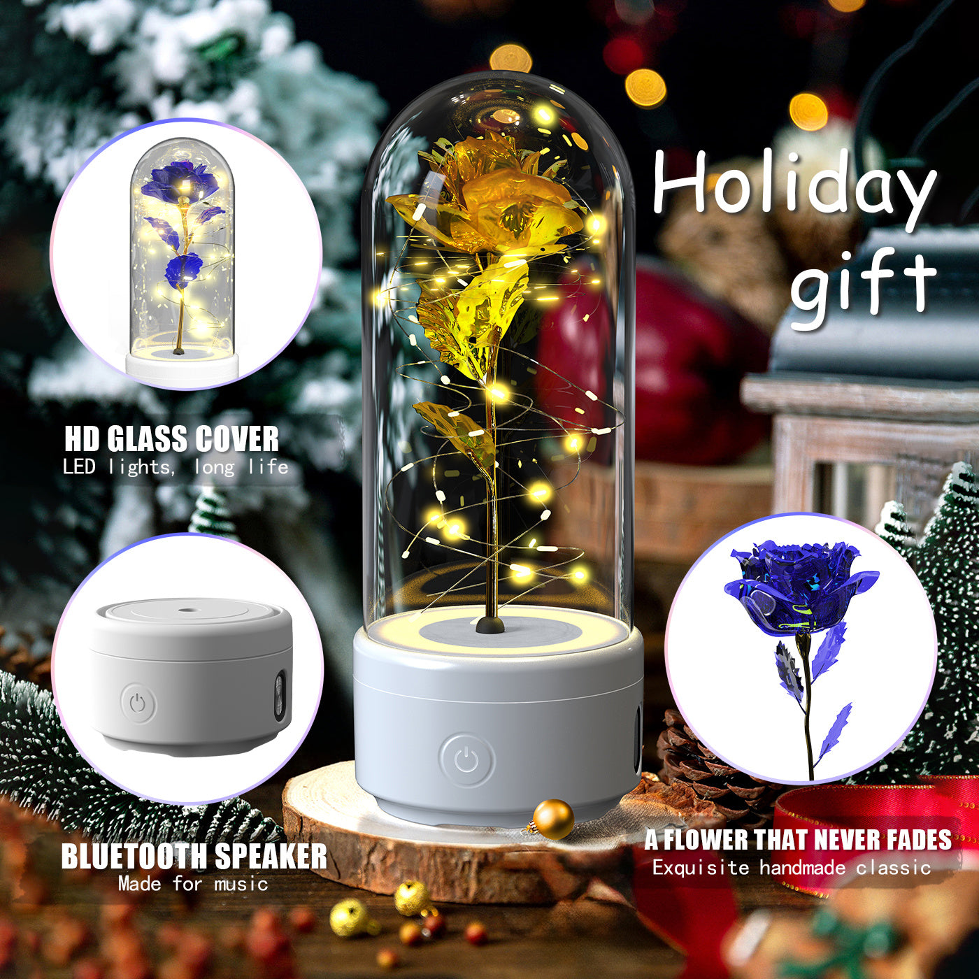 2-in-1 Rose Speaker