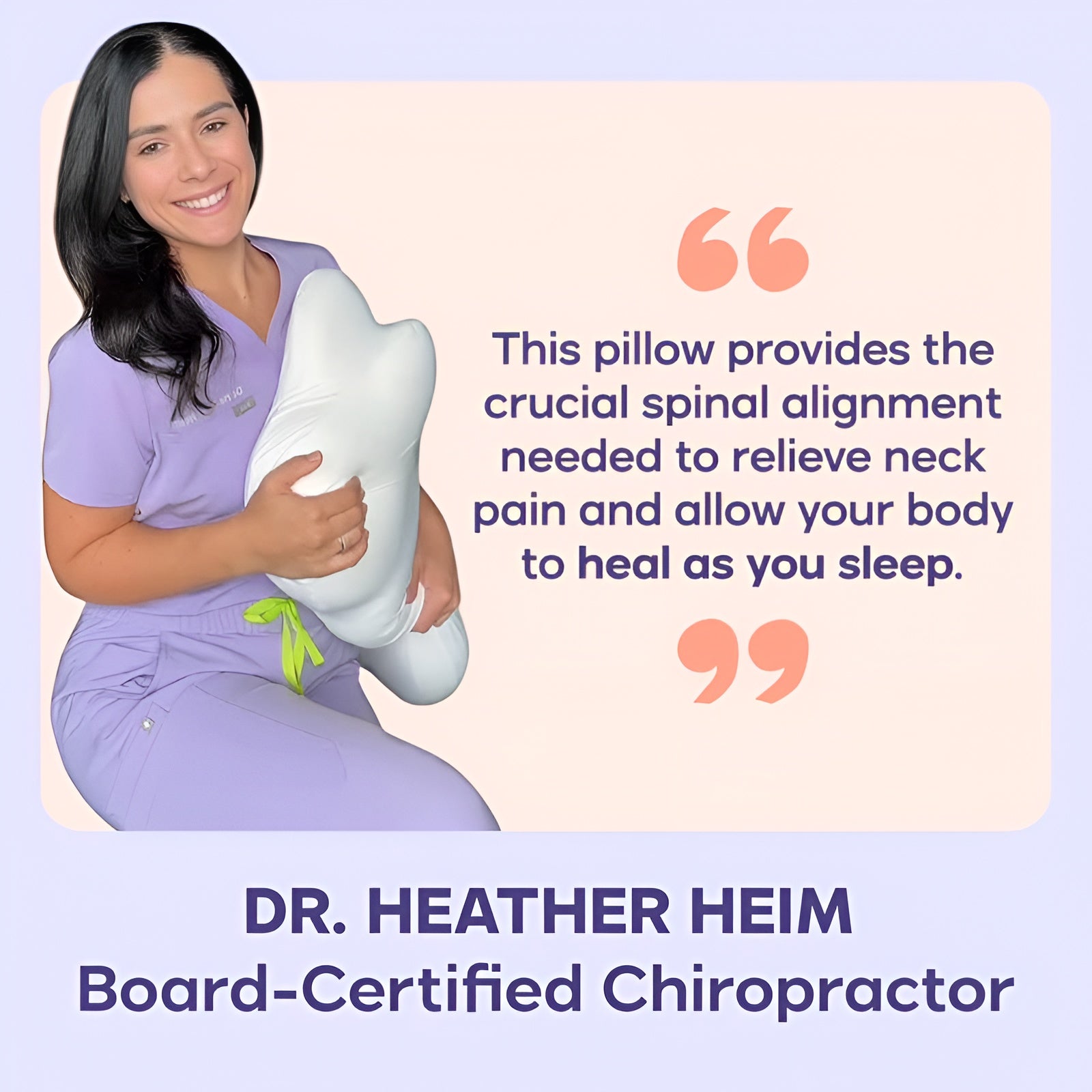 CloudAlign™ Ergonomic Cervical Pillow – Dual Height Memory Foam for Neck Pain Relief & Deep Sleep